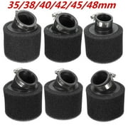 Taosunzt Universal Motorcycle Motorbike ATV Dirt Bike Sponge Foam Air Filter Cleaner Black 38 mm